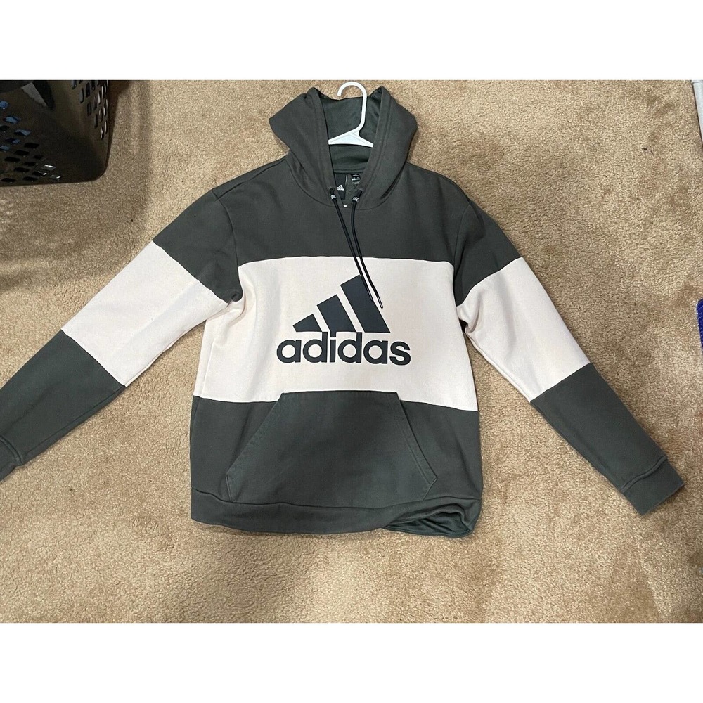 Adidas Hoodie Jacket Striped with Logo Medium Men's